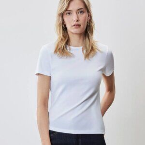 The Barakett White Tee 100% Pima Cotton Normcore Minimalist Quiet Luxury